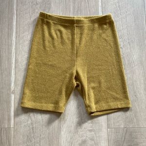 All in Favor Olive Mustard Sweater Shorts